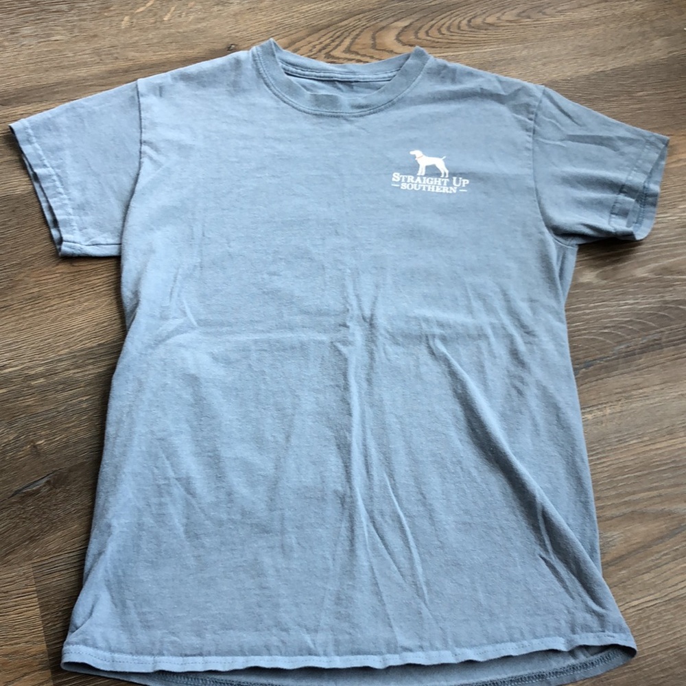 Straight Up Southern Men’s Small T-shirt choc lab